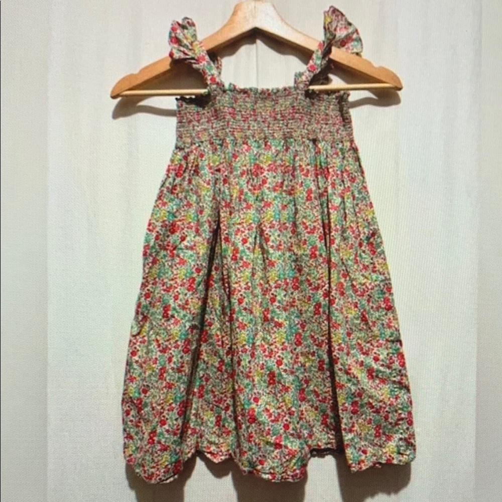 Bonpoint Floral Sundress with Gathered Straps